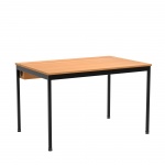 EDV-Tisch, 120x80 cm (B/T), 72 cm hoch, Holzkabelkanal mit Deckel, 